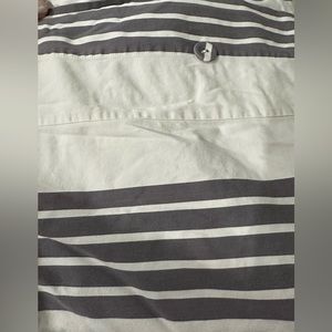 Serena Lily size Full/Queen striped duvet cover with one sham